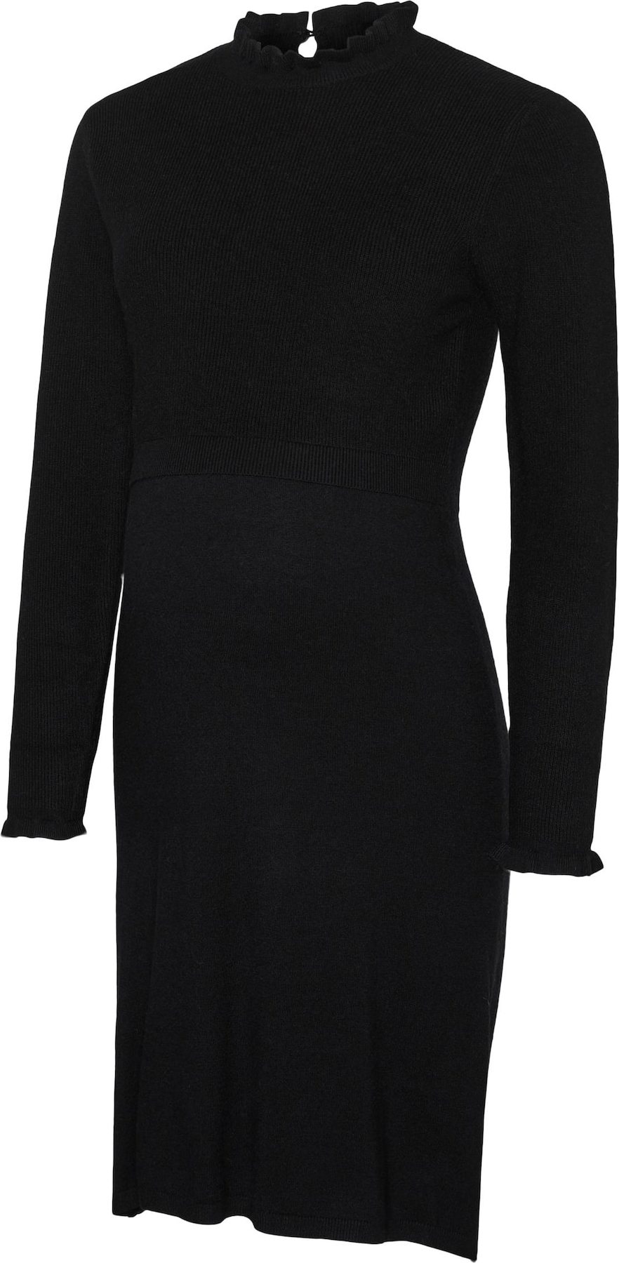 Úpletové šaty 'LESLIE NEW JUNE' Mamalicious černá