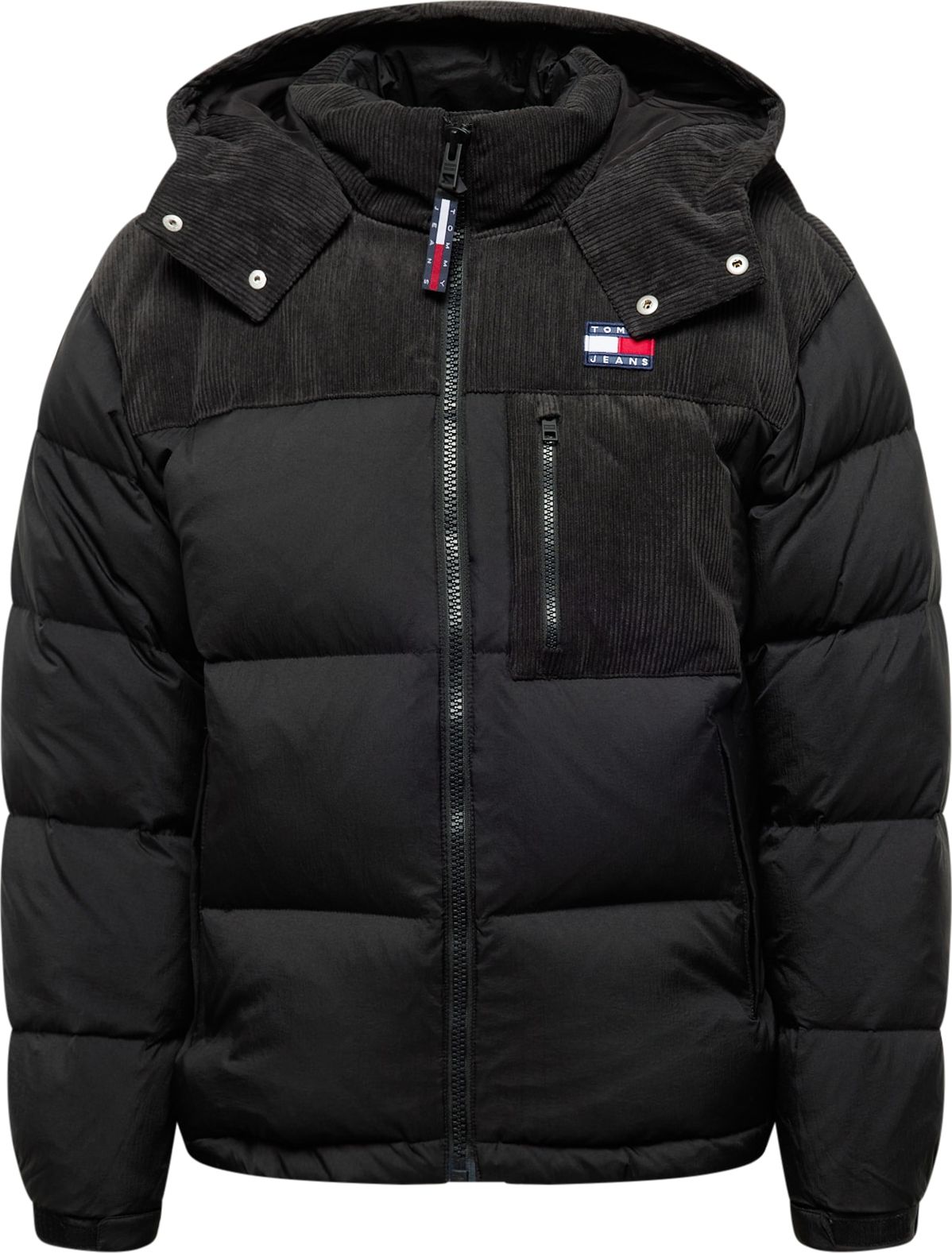 Zimní bunda 'ALASKA' Tommy Jeans námořnická modř / červená / černá / bílá