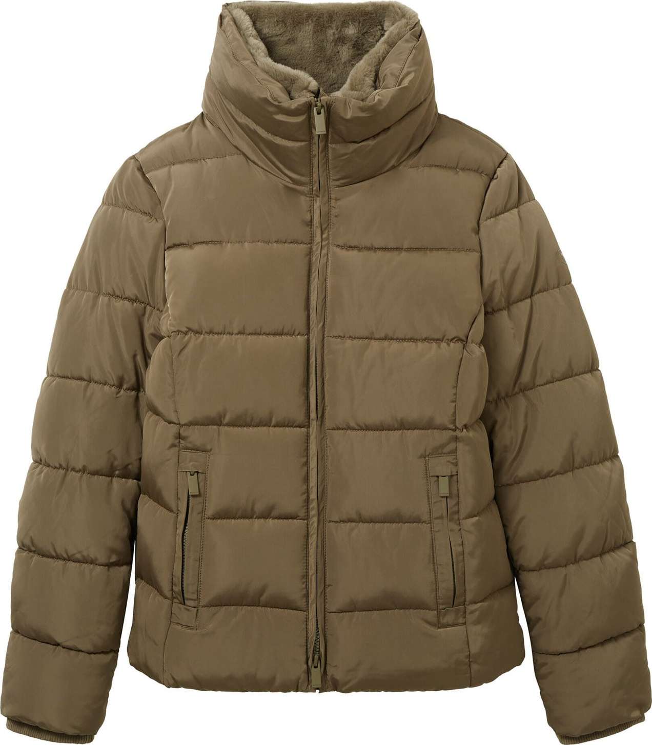 Zimní bunda Tom Tailor olivová