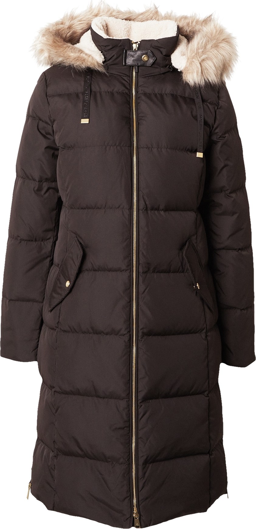 Zimní kabát Lauren Ralph Lauren černá