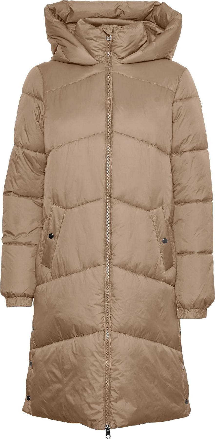 Zimní kabát 'Uppsala' Vero Moda světle hnědá