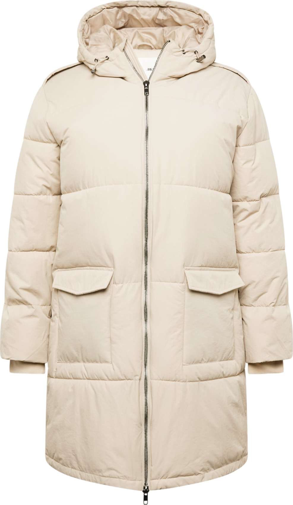 Zimní kabát 'ZHANNA' Object Curve stříbrně šedá