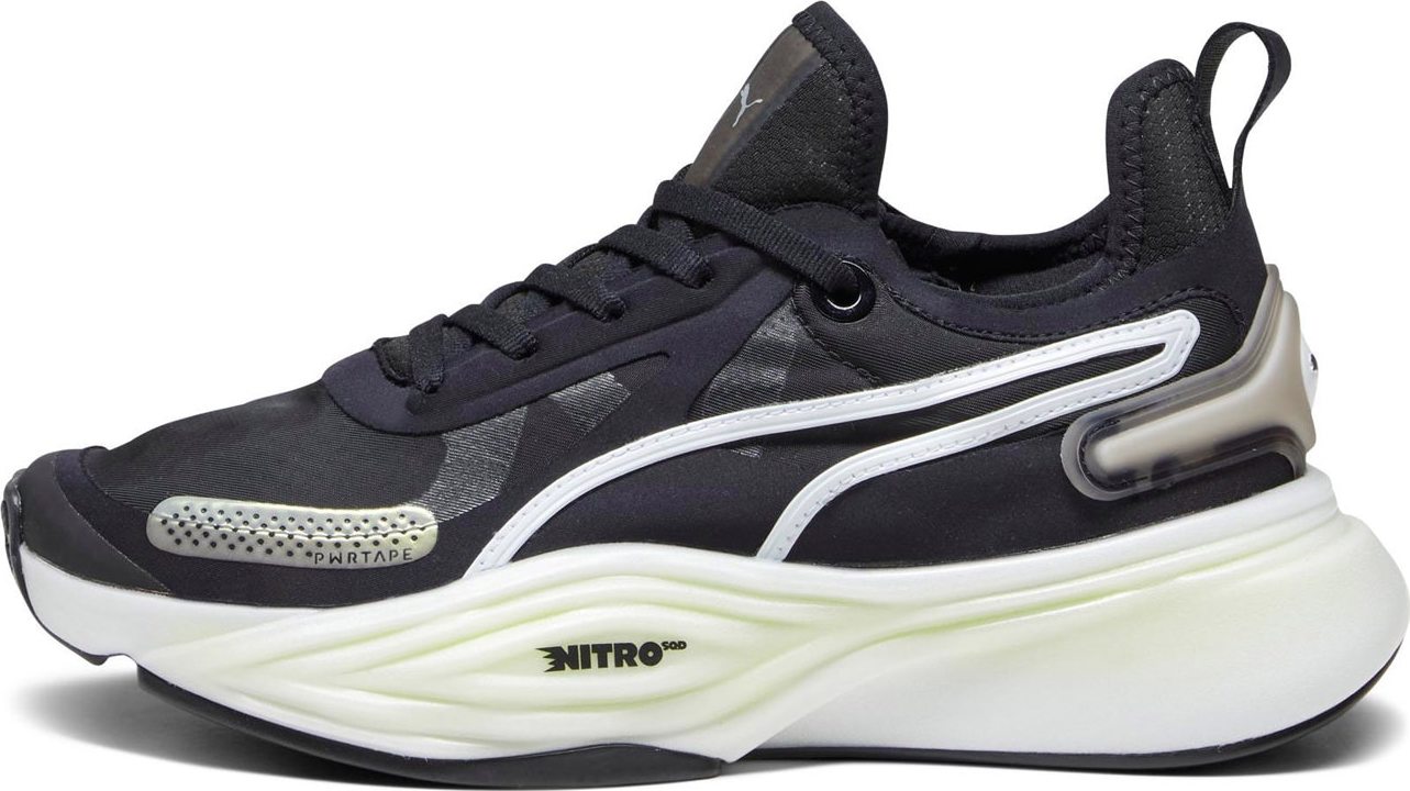 Běžecká obuv 'Nitro Squared' Puma černá / bílá