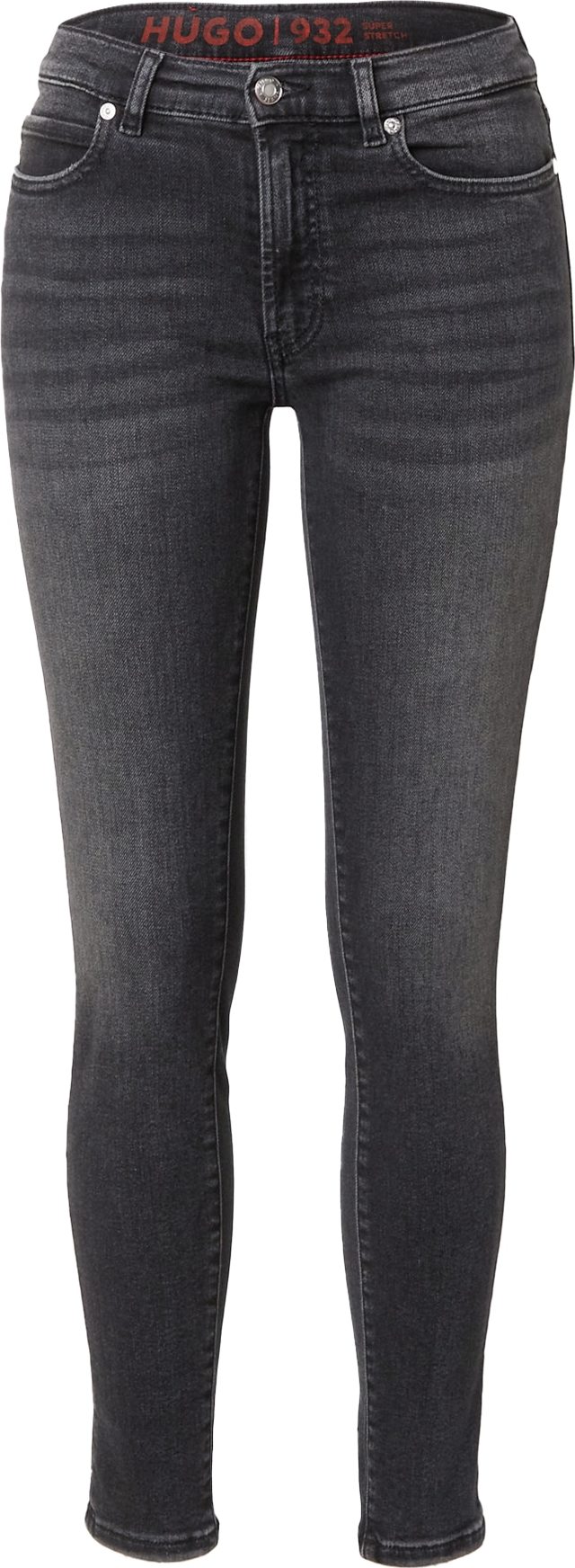 Džíny HUGO šedá džínová