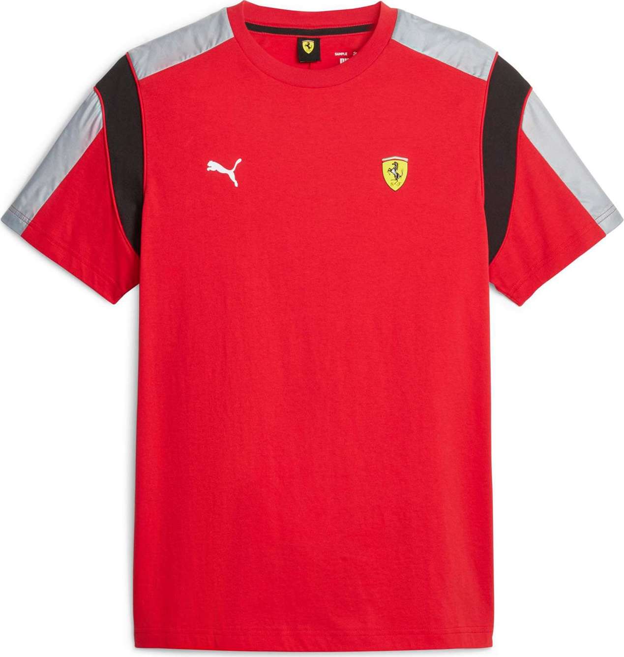 Funkční tričko 'Ferrari Race' Puma žlutá / šedá / červená / černá