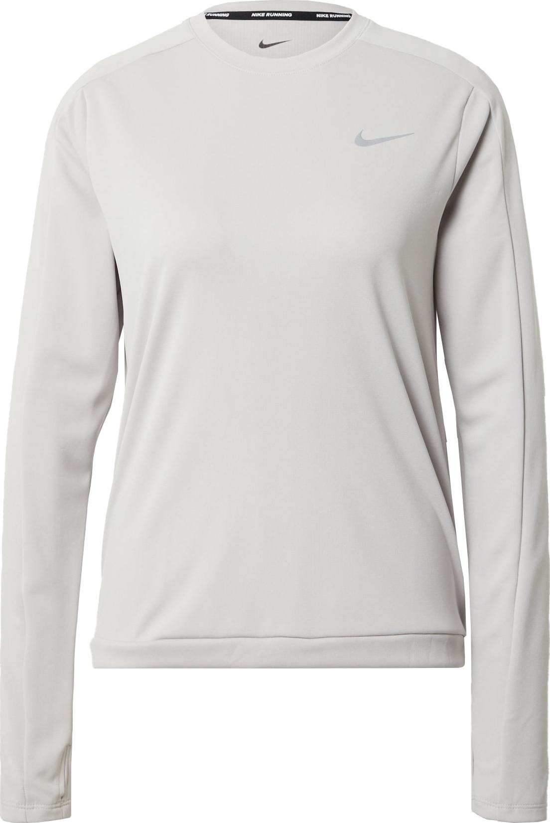 Funkční tričko 'PACER' Nike světle šedá