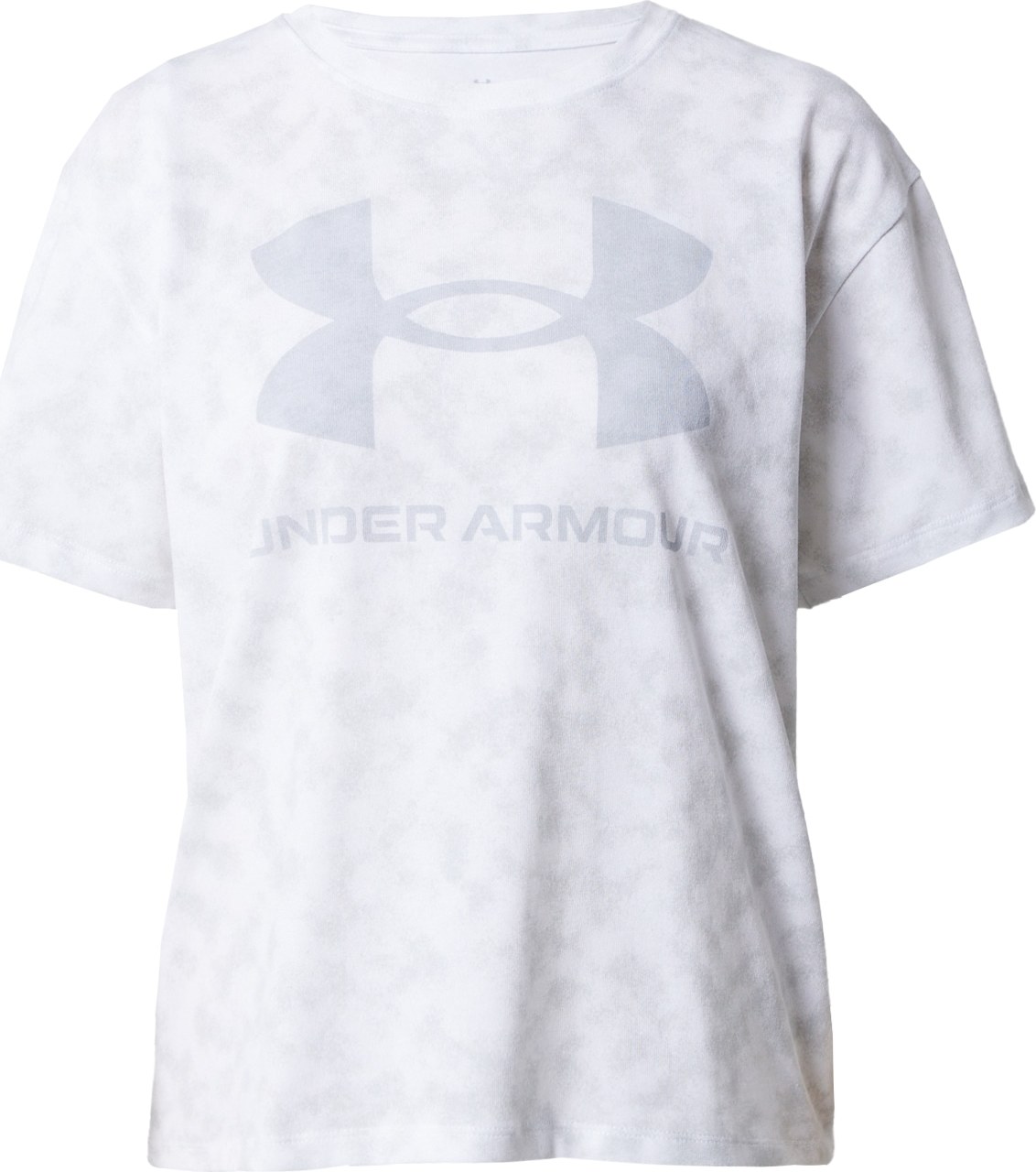 Funkční tričko Under Armour šedý melír / bílá
