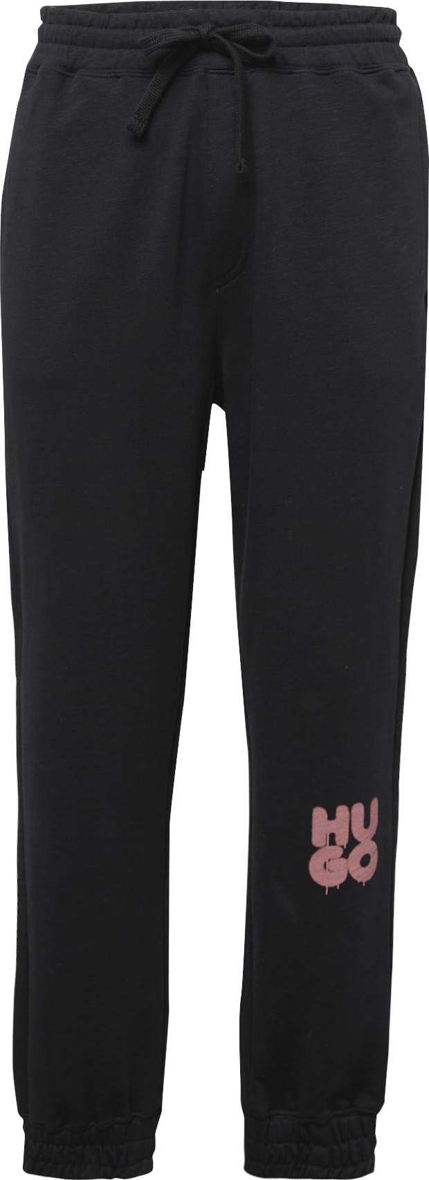 Kalhoty 'Dajama' HUGO starorůžová / černá