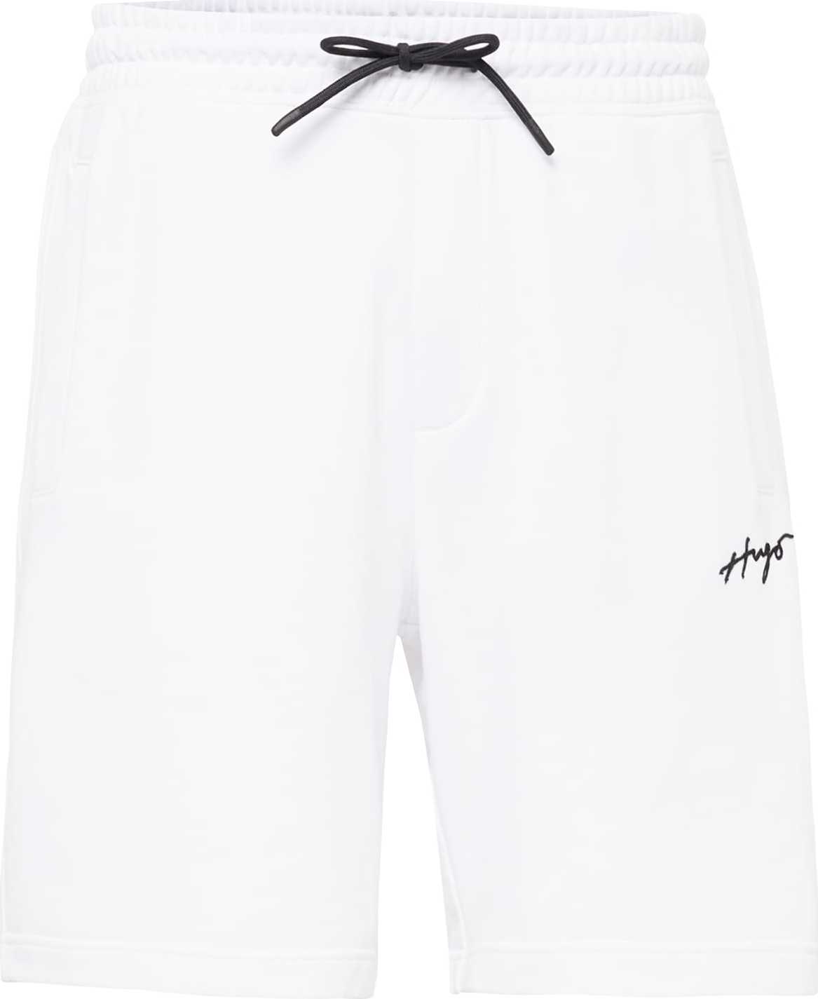 Kalhoty 'Dampinas' HUGO černá / offwhite