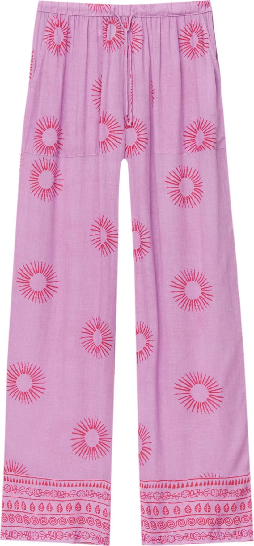 Kalhoty Pull&Bear cyclam / pink