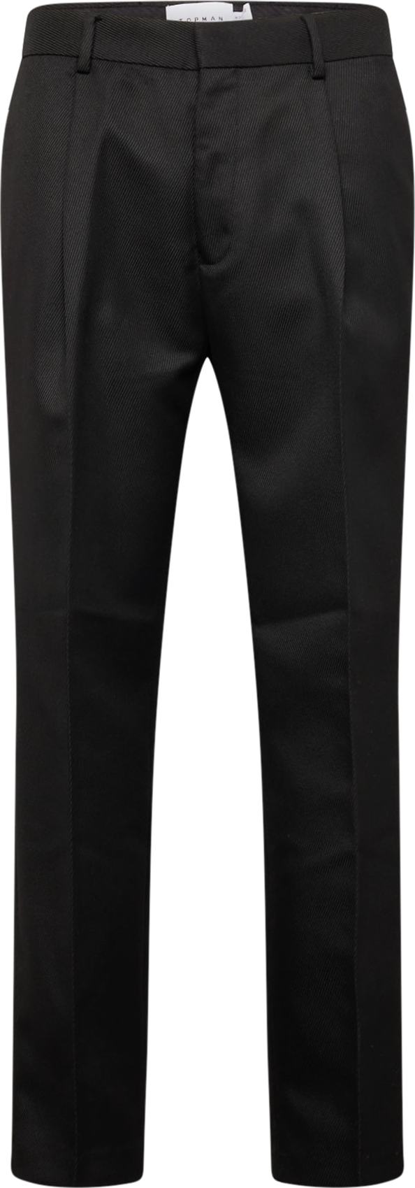 Kalhoty s puky Topman černá