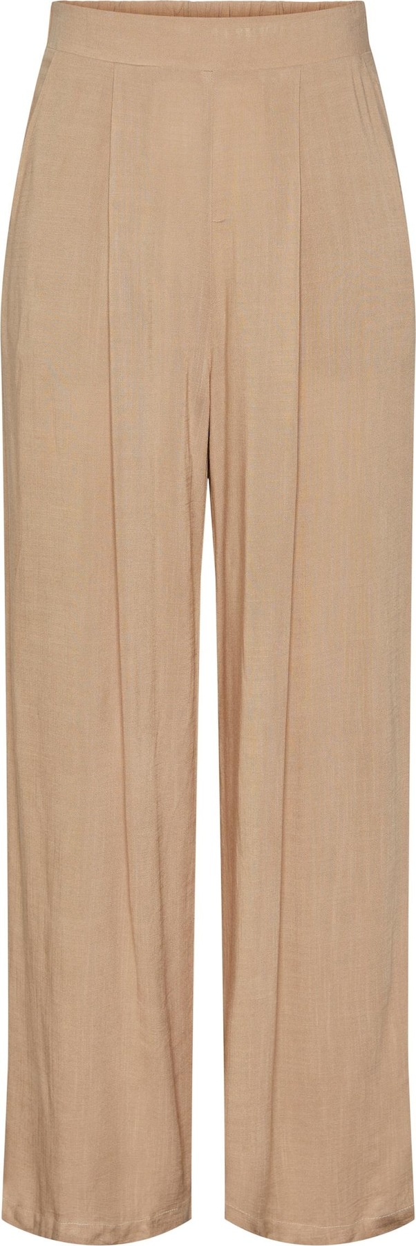 Kalhoty se sklady v pase 'HOT' Y.A.S béžová