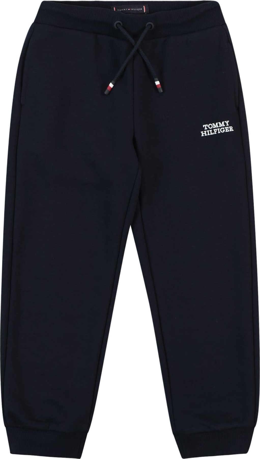 Kalhoty Tommy Hilfiger námořnická modř / bílá