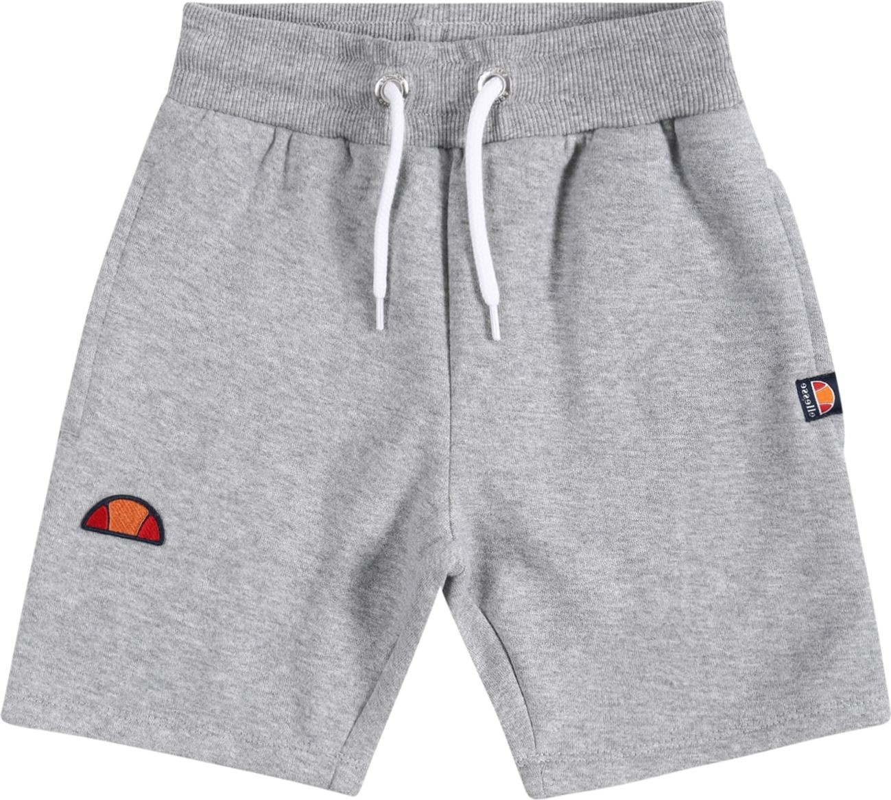 Kalhoty 'Toyle' Ellesse šedý melír / mix barev / bílá