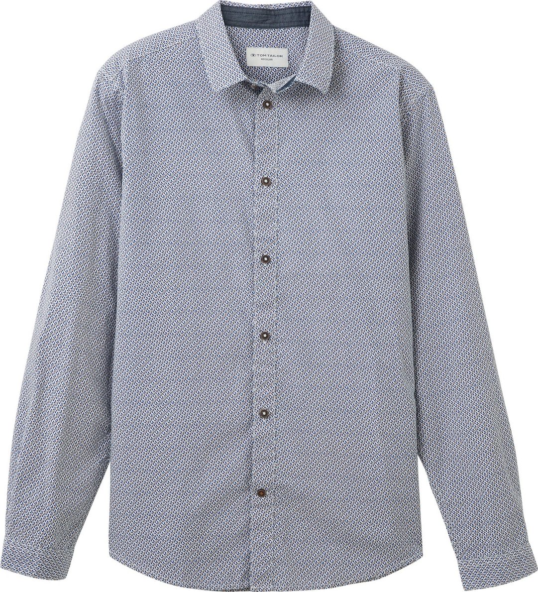 Košile Tom Tailor modrá / bílá