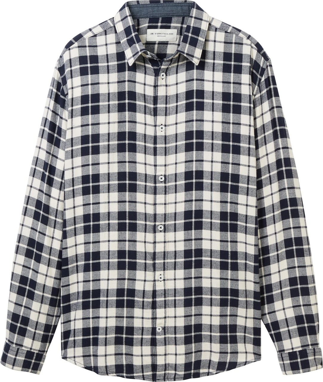 Košile Tom Tailor námořnická modř / bílá