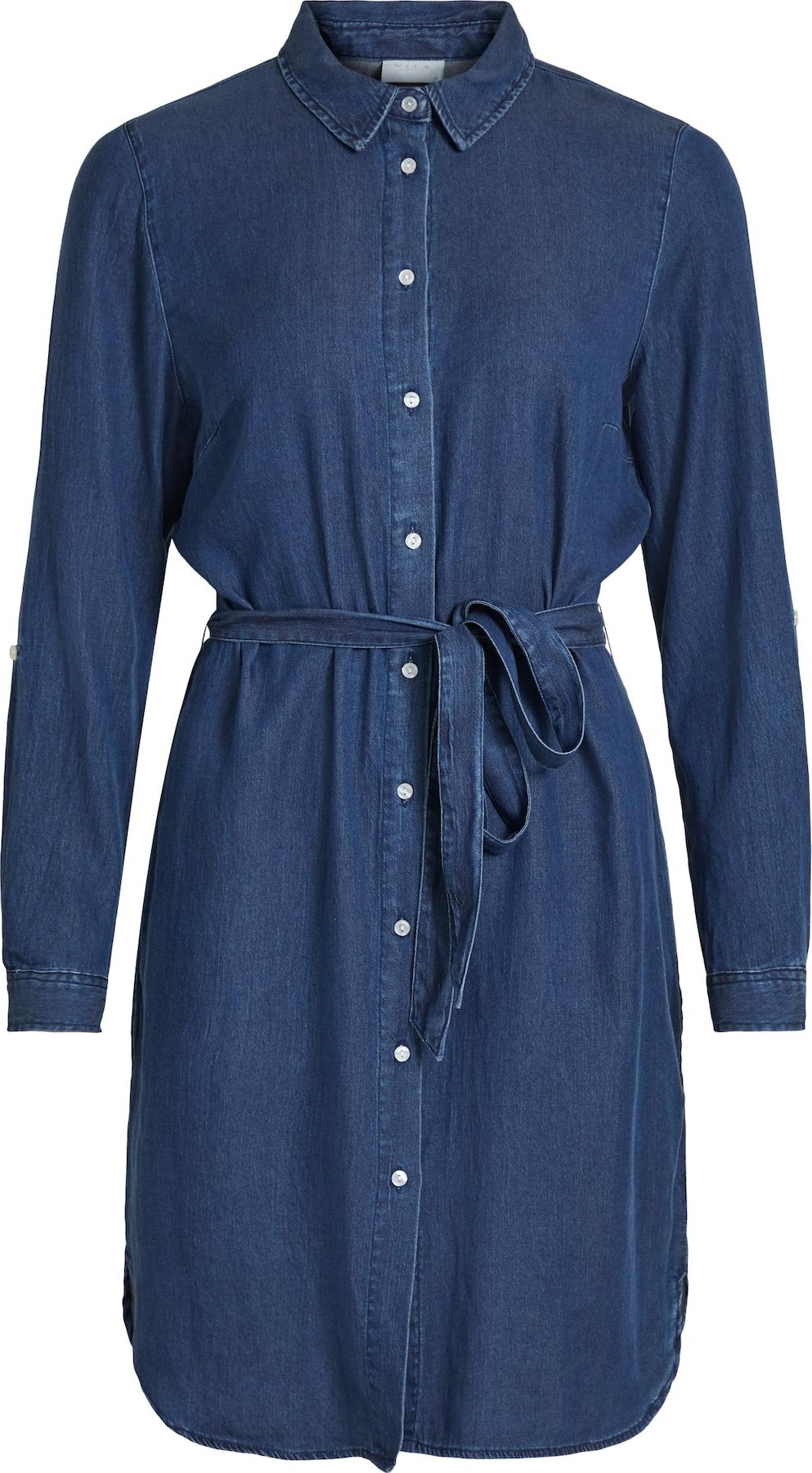 Košilové šaty 'Bista' Vila modrá džínovina