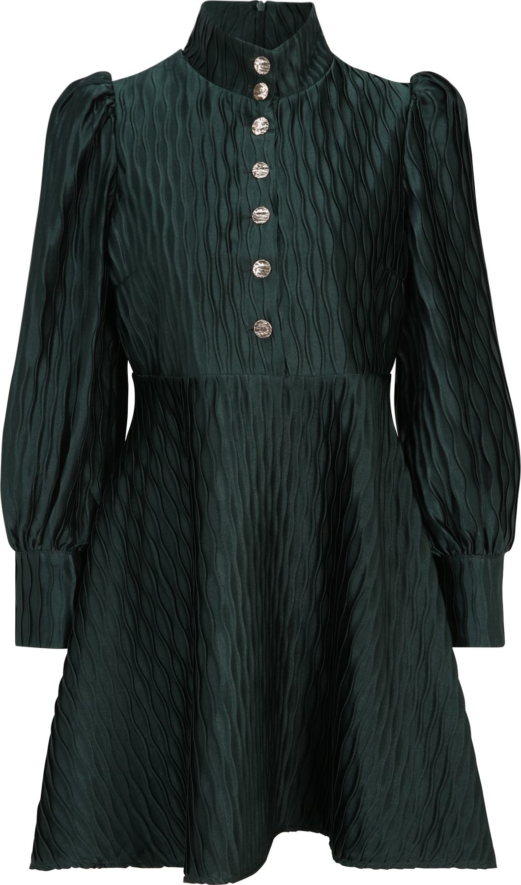 Košilové šaty 'RIPPLE' Y.A.S Petite tmavě zelená