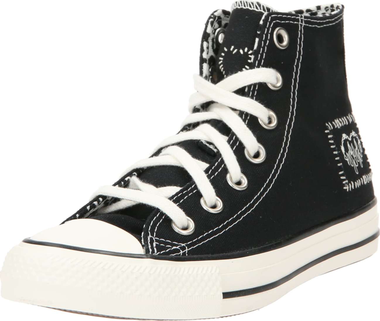 Kotníkové tenisky Converse černá / bílá