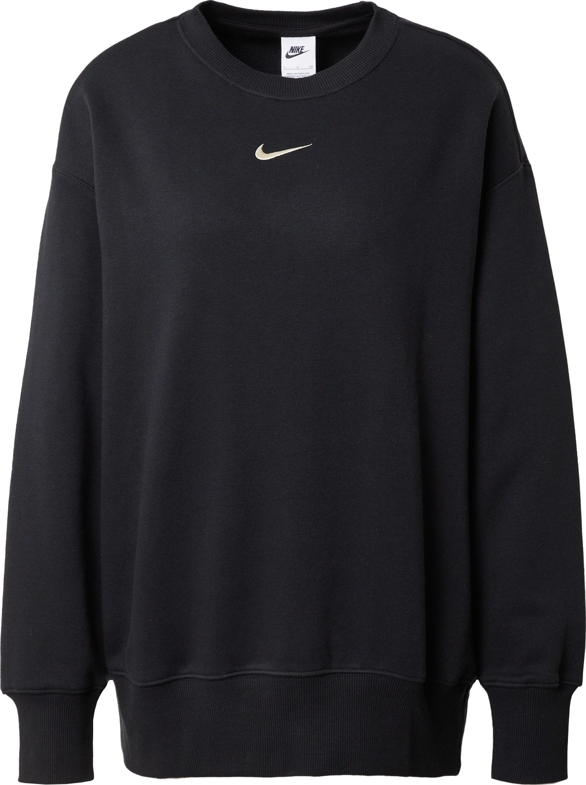 Mikina 'PHOENIX' Nike Sportswear černá / bílá