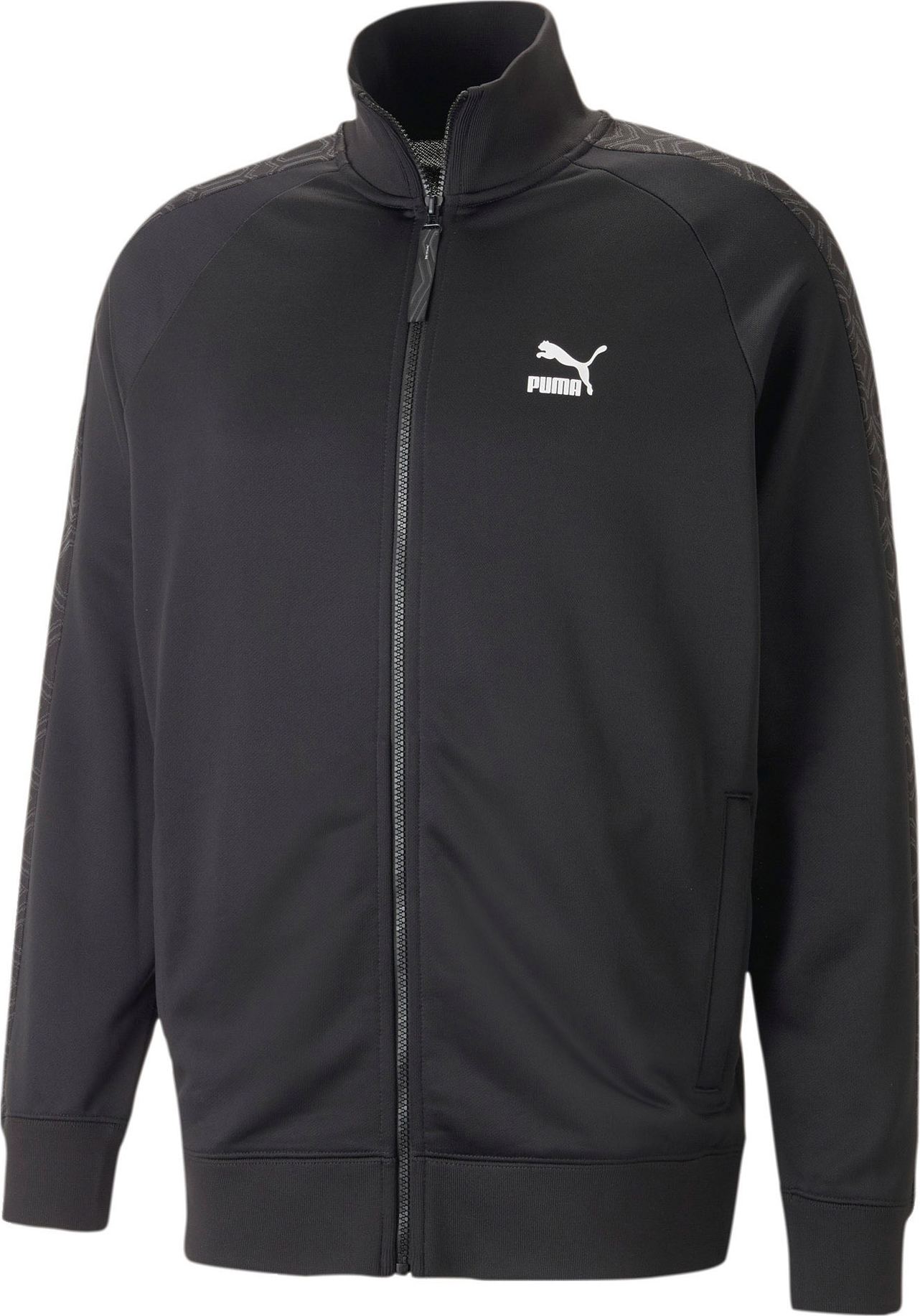 Mikina Puma tmavě šedá / černá / bílá