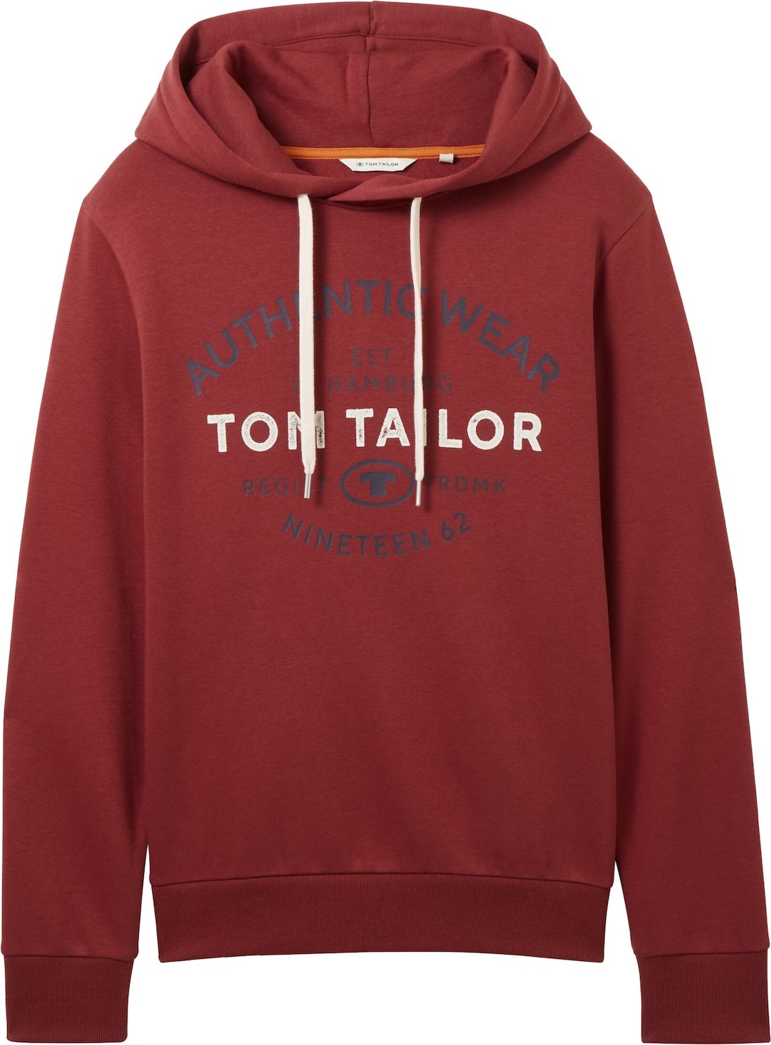 Mikina Tom Tailor marine modrá / bordó / bílá