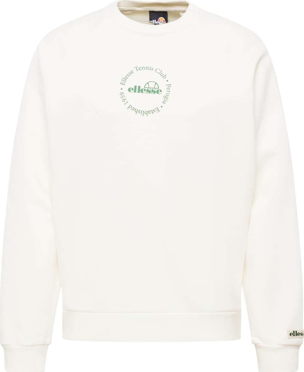 Mikina 'Voliero' Ellesse zelená / oranžová / offwhite