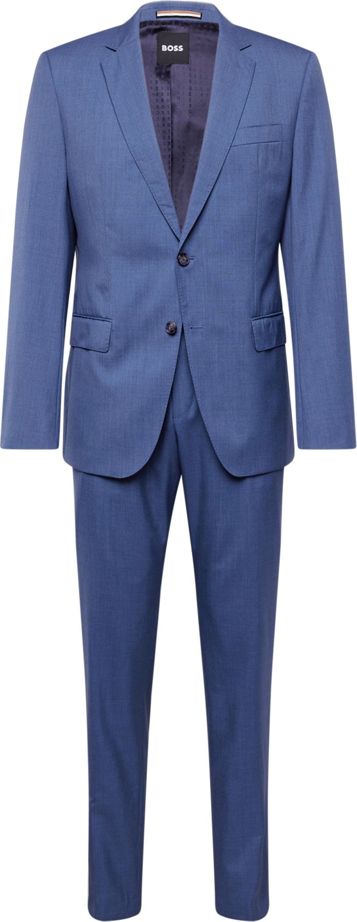 Oblek BOSS Black nebeská modř