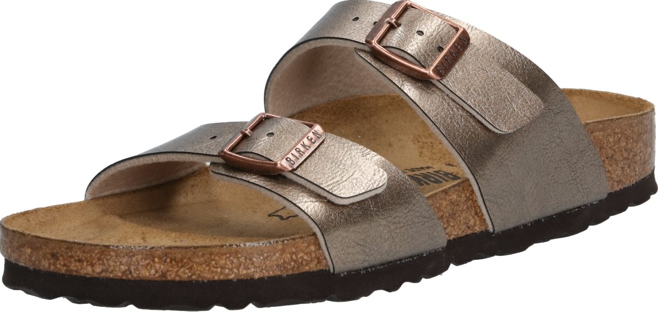 Pantofle 'Arizona' Birkenstock bronzová