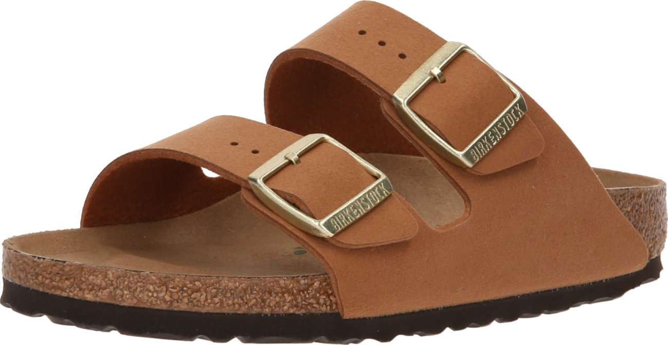 Pantofle 'Arizona' Birkenstock hnědá