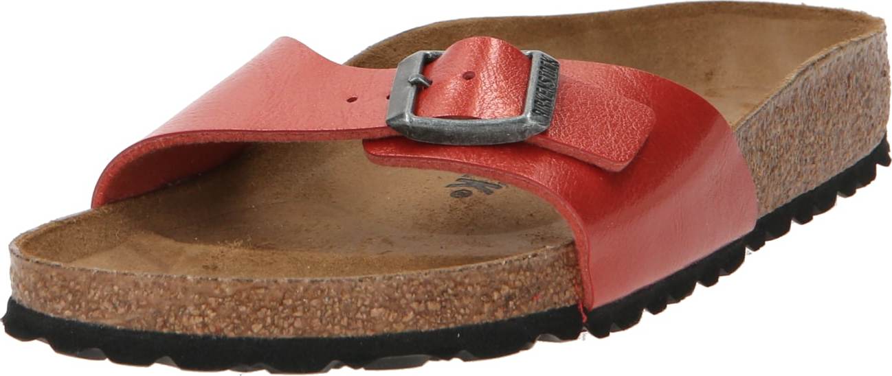 Pantofle 'Madrid' Birkenstock červená