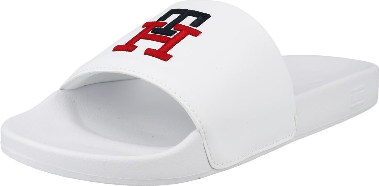 Pantofle Tommy Hilfiger námořnická modř / červená / bílá