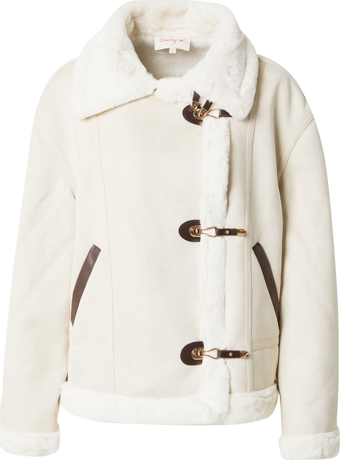 Přechodná bunda 'CHARLENE' Derhy režná / černá