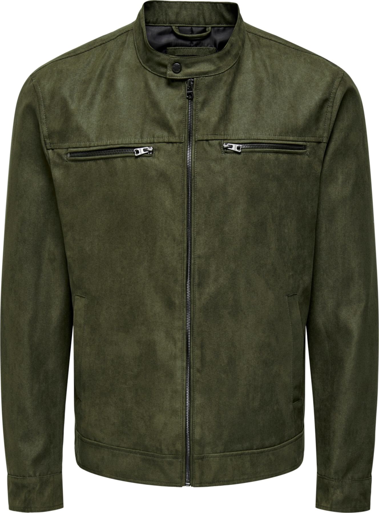 Přechodná bunda 'Willow' Only & Sons zelená / olivová