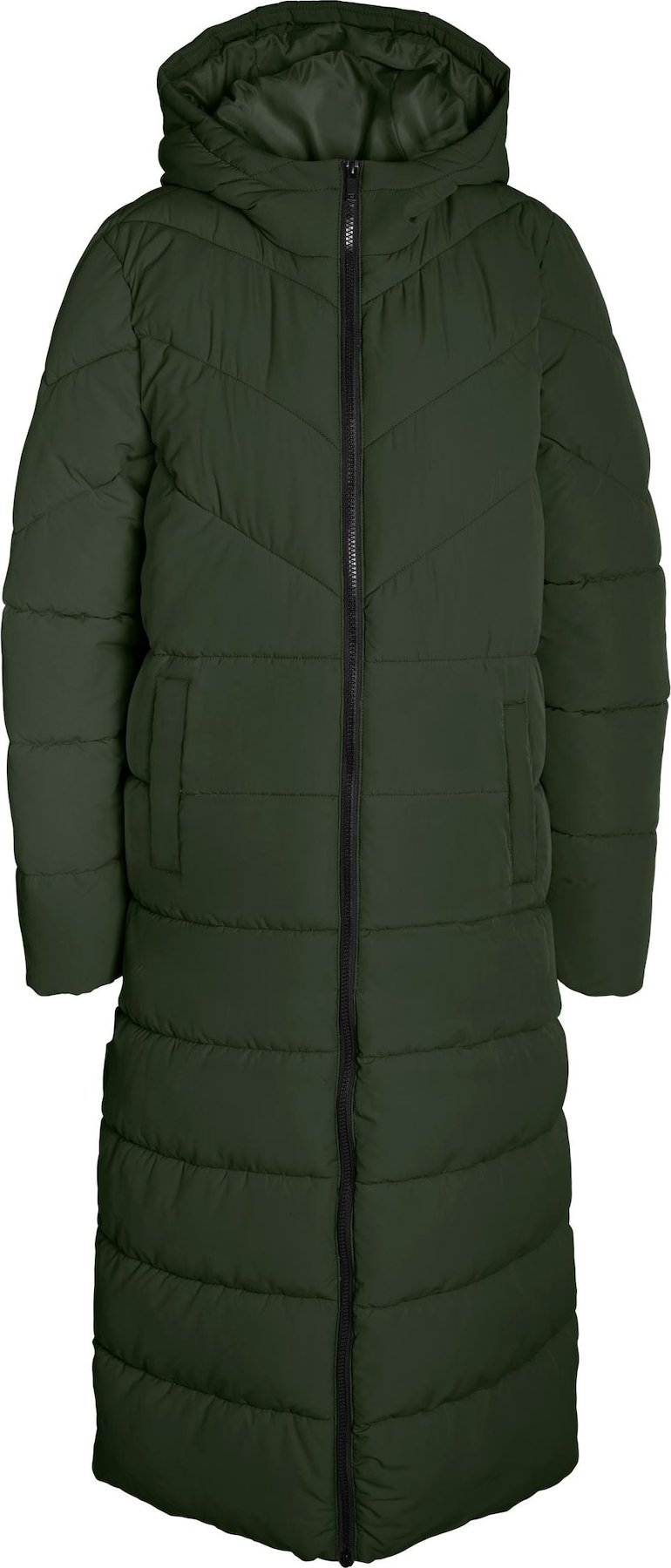Zimní kabát 'DALCON' Noisy May tmavě zelená