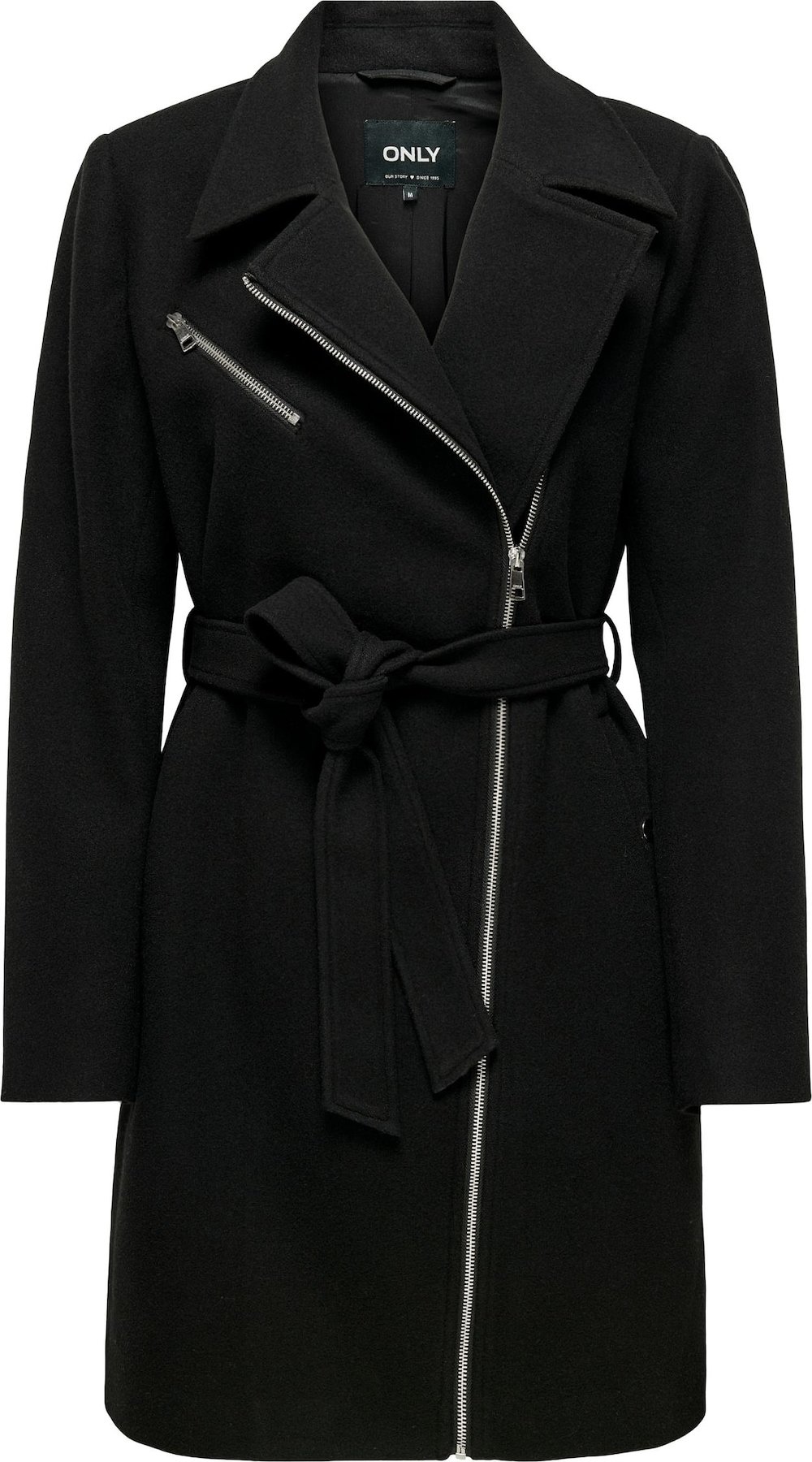 Přechodný kabát Only černá