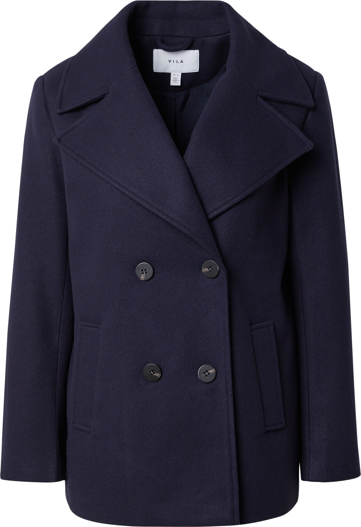 Přechodný kabát Vila marine modrá