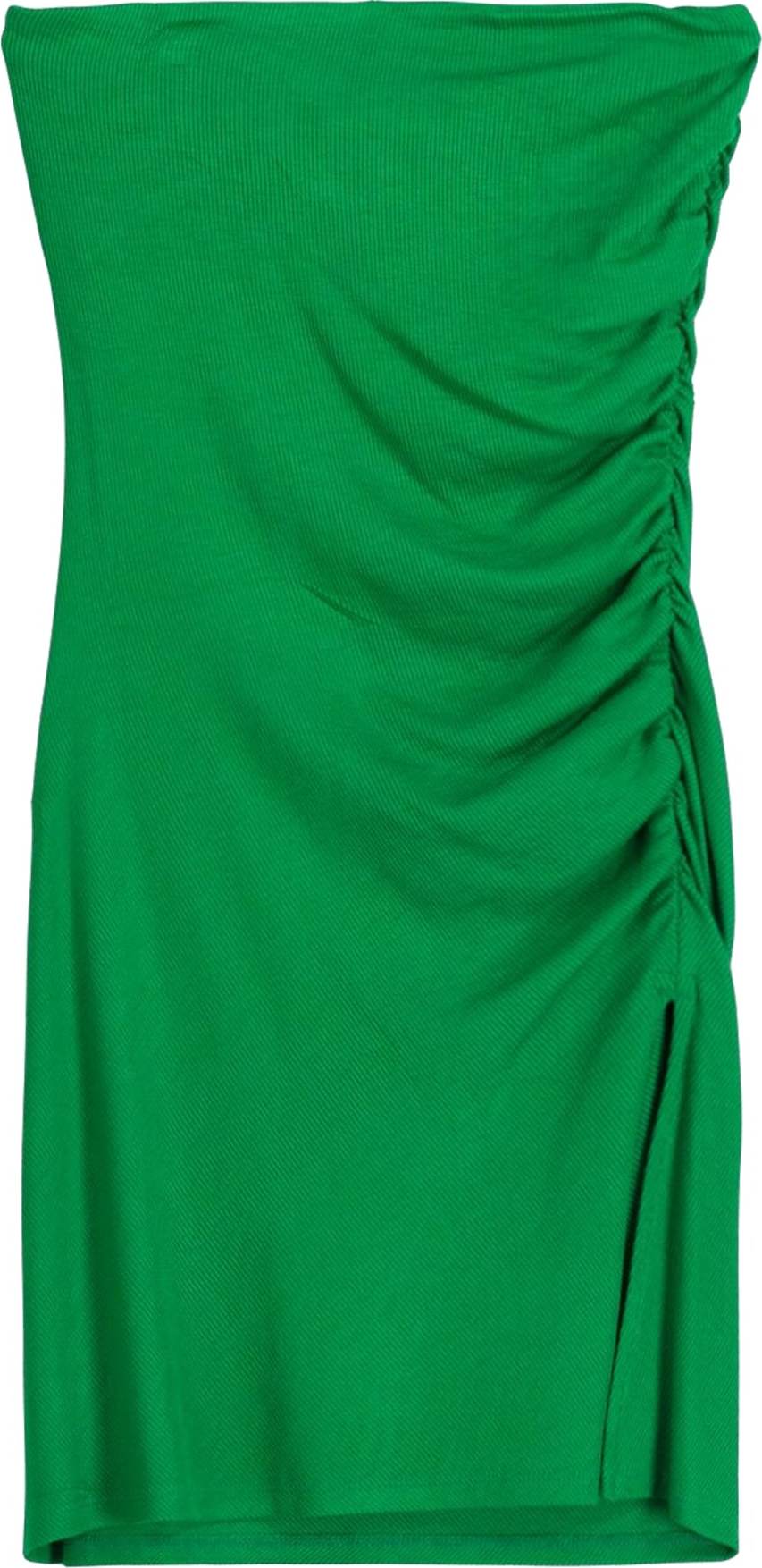 Šaty Bershka trávově zelená