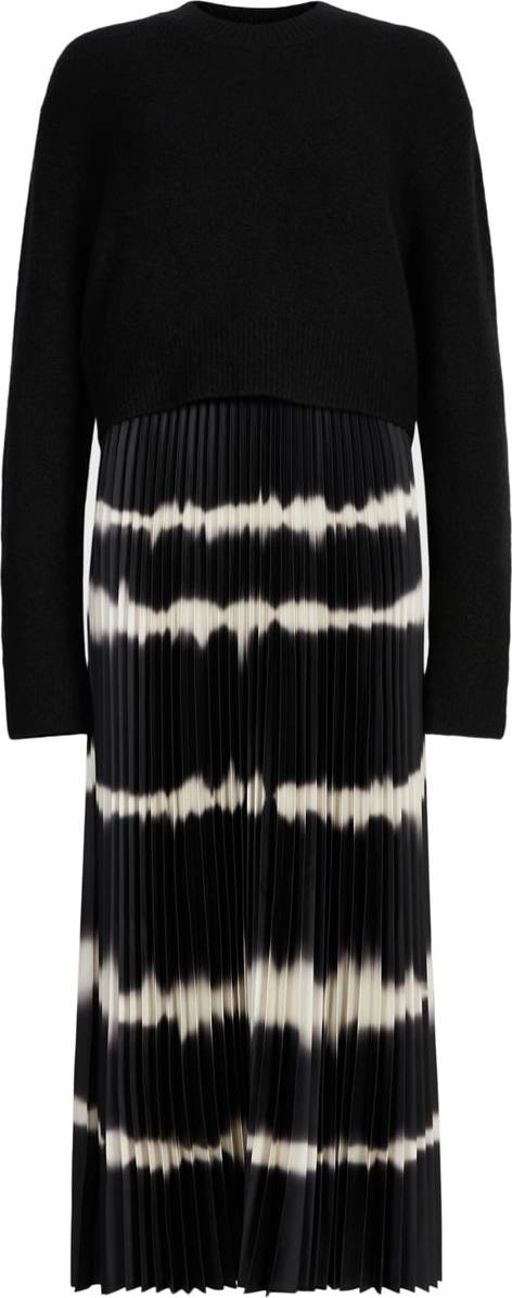 Šaty 'CURTIS' AllSaints krémová / černá