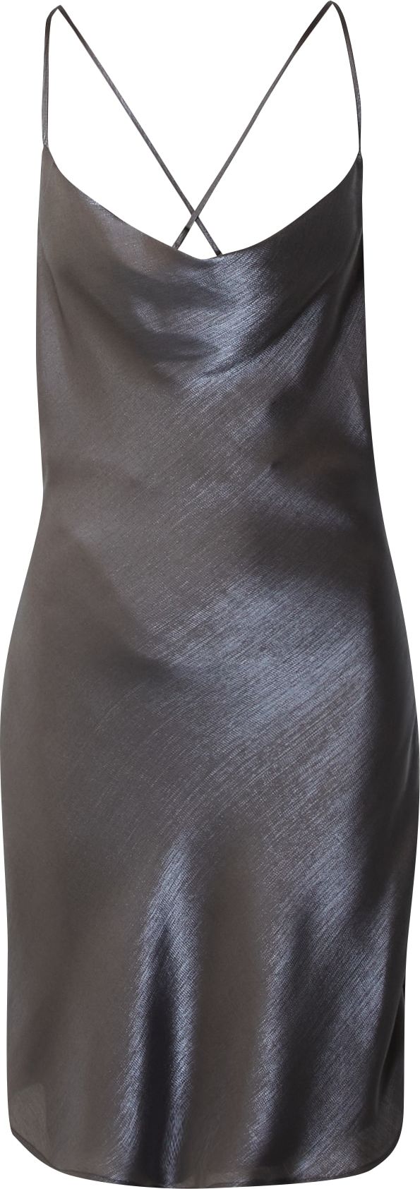 Šaty 'Ferron' modström stříbrně šedá