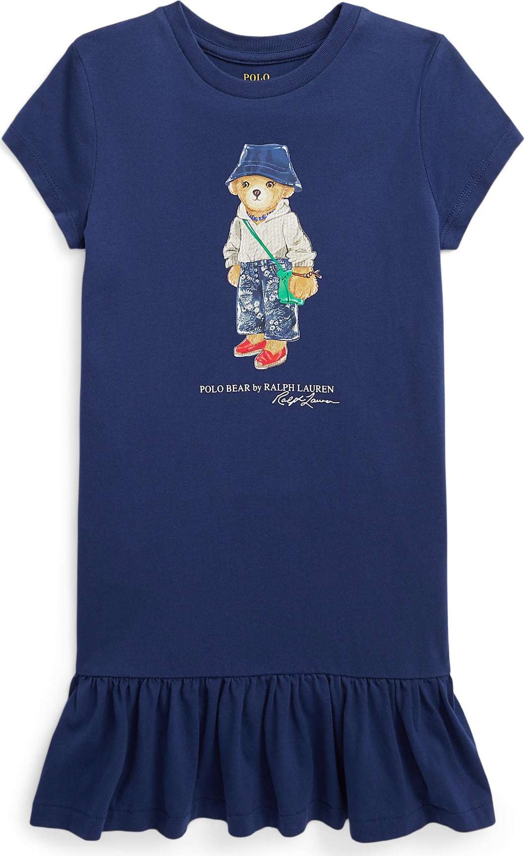 Šaty Polo Ralph Lauren béžová / modrá / červená / bílá