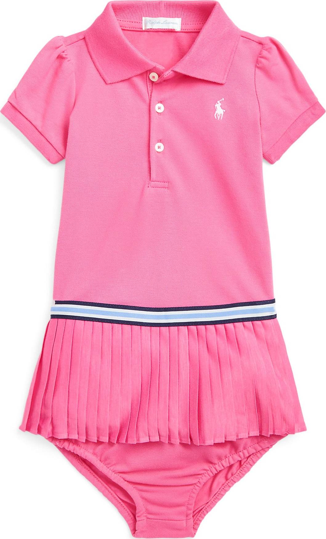 Šaty Polo Ralph Lauren marine modrá / pink / bílá