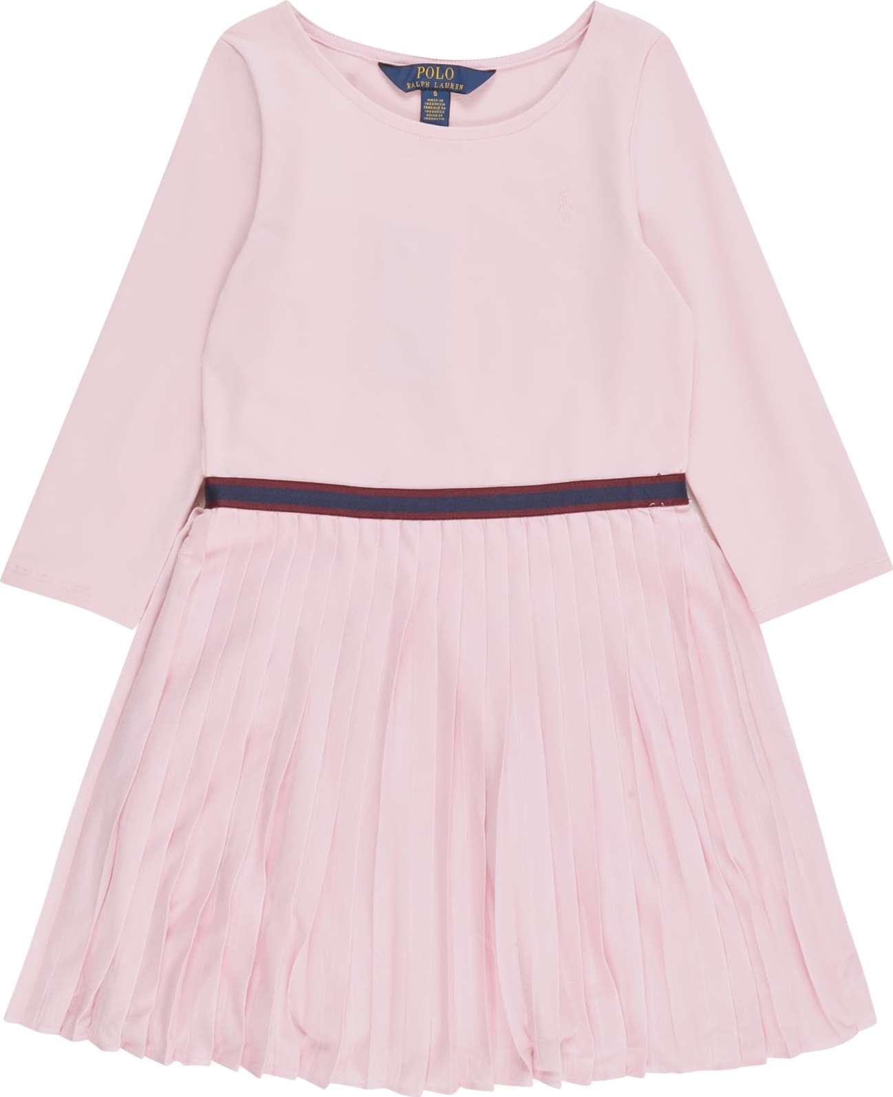 Šaty Polo Ralph Lauren námořnická modř / růžová / merlot