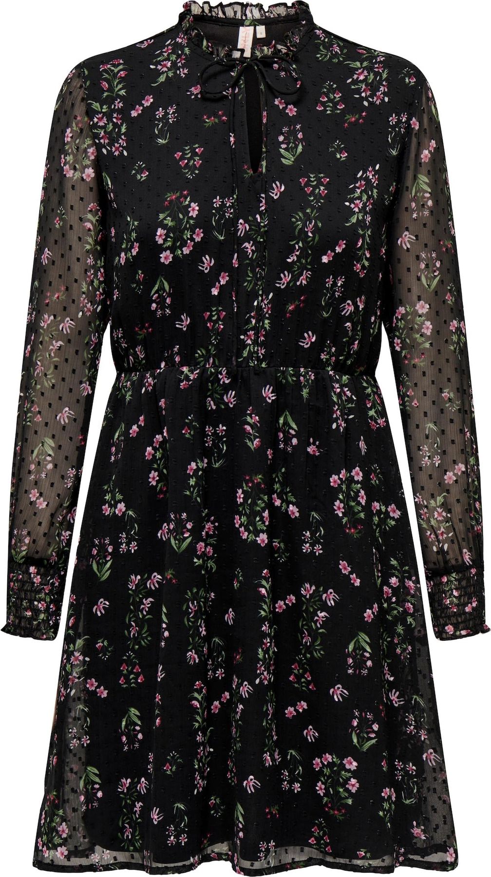Šaty 'Tessa Eliza' Only zelená / růžová / černá