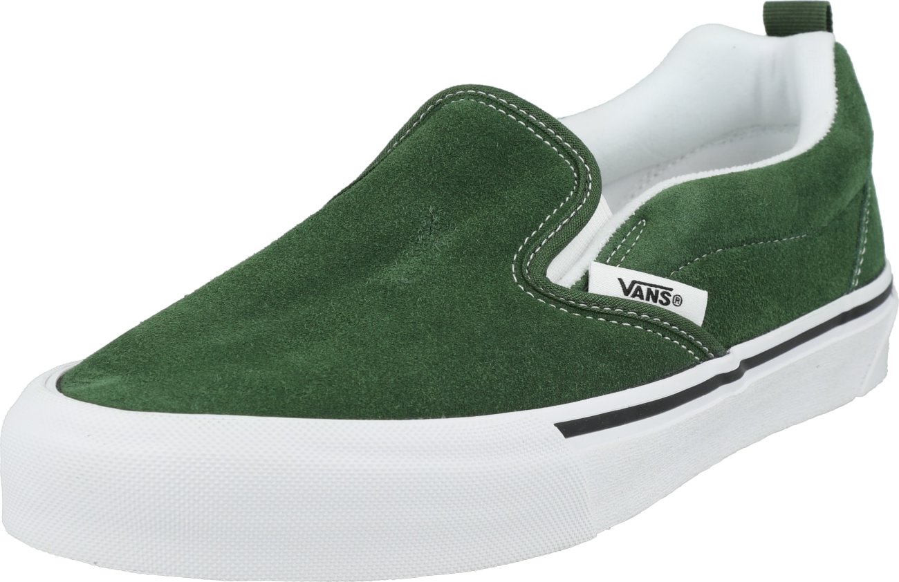 Slip on boty 'Knu' Vans trávově zelená / bílá