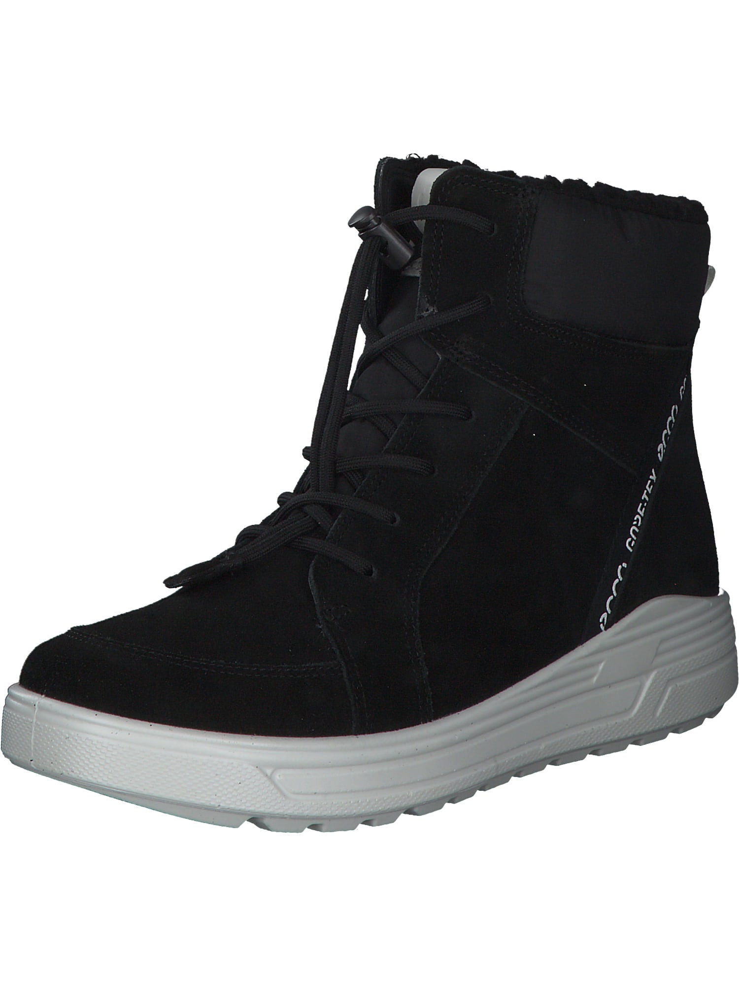 Kozačky ECCO černá / bílá