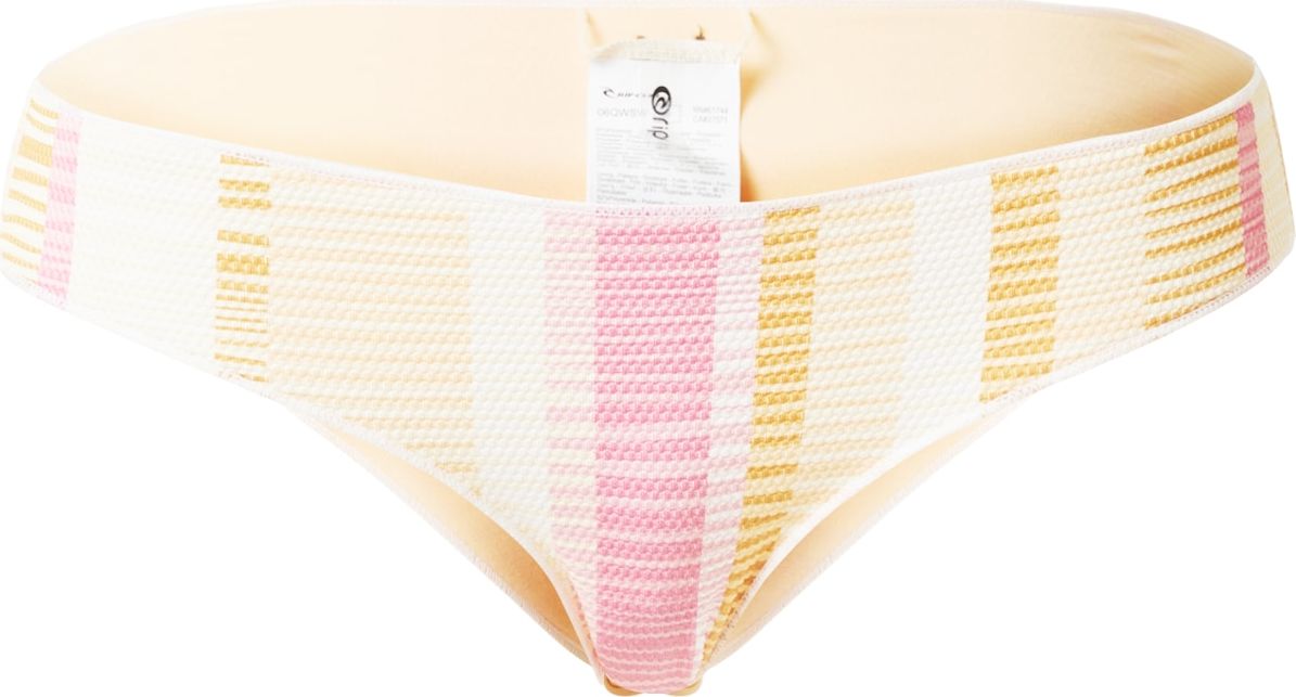 Spodní díl plavek Rip Curl žlutá / oranžová / starorůžová / bílá