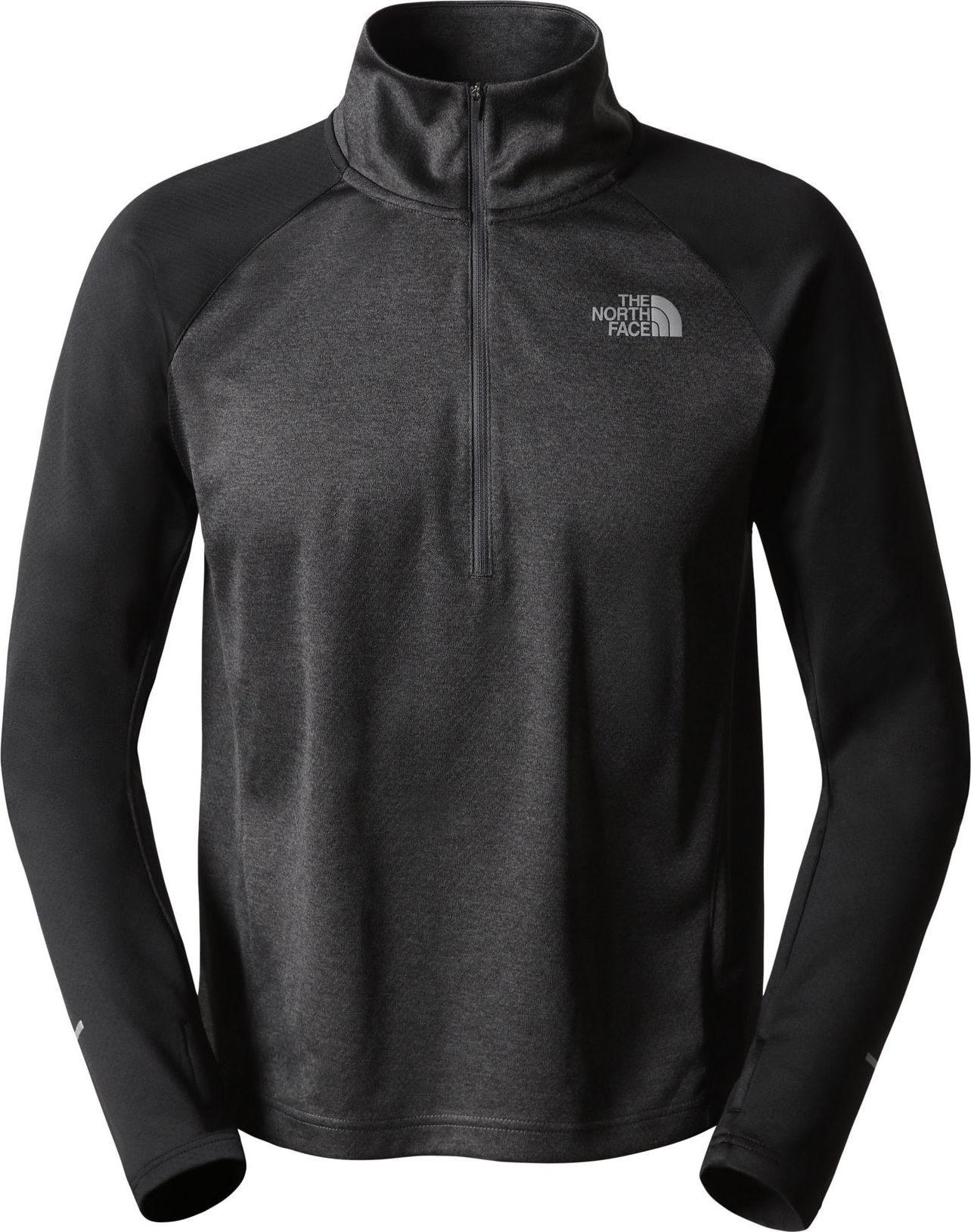 Sportovní svetr The North Face šedý melír / černá