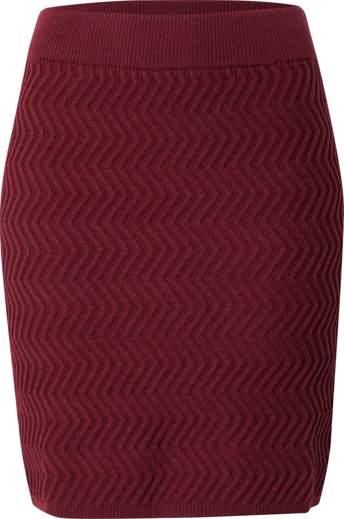 Sukně 'Jella' ABOUT YOU tmavě červená