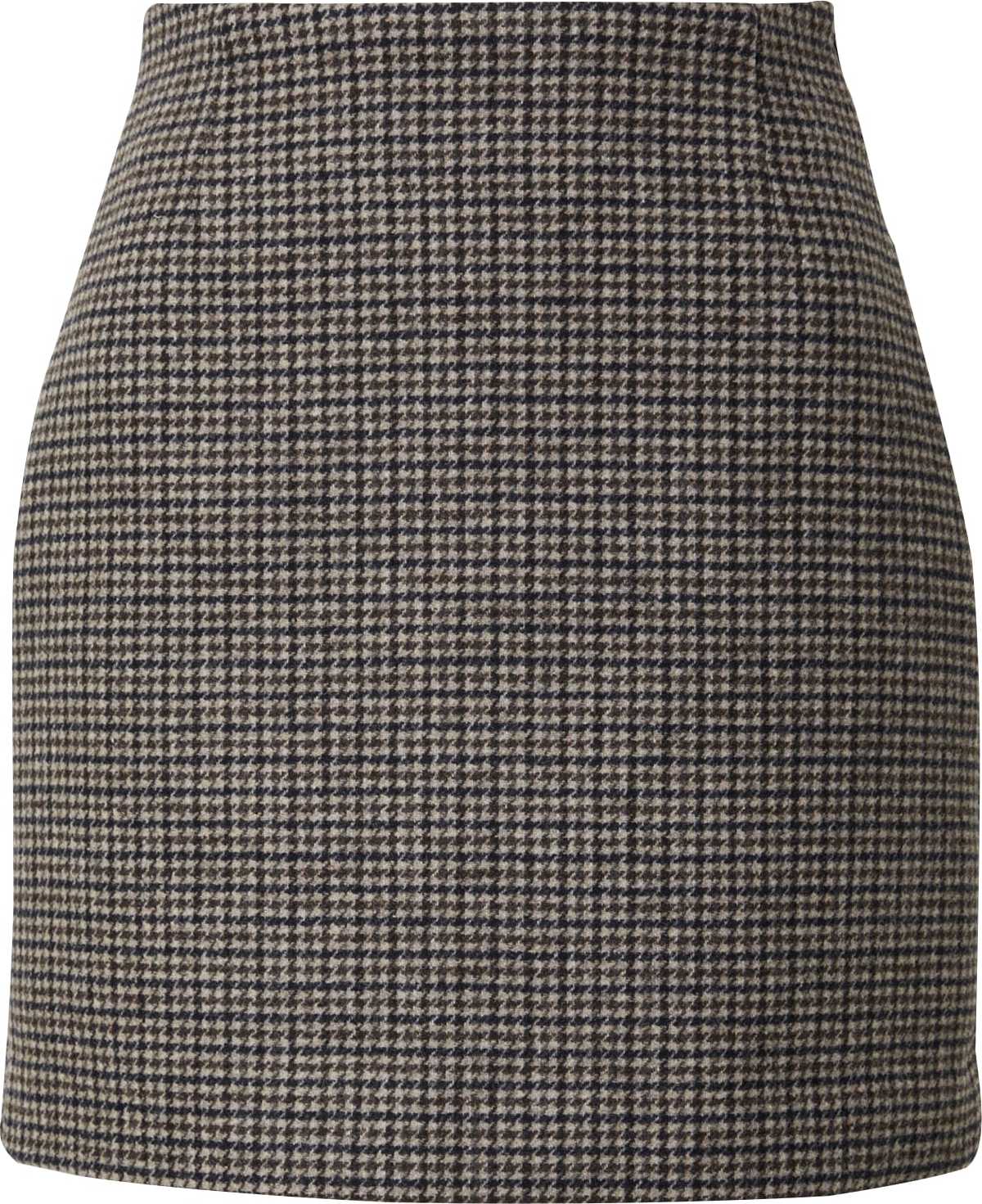 Sukně 'Josie' EDITED tmavě modrá / hnědá / světle hnědá